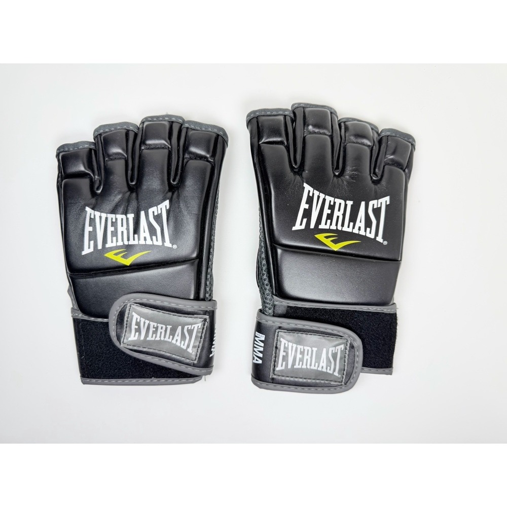Everlast Grappling Gloves MMA Kickboxing L/XL Black Adult Unisex